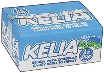 Flash Helado Kelia Palotes - Pack de 60 Polos Congelables | Sabores Variados: Cereza, Naranja, Fresa, Melocotón y Manzana | Apto para Veganos | Ideal para este Verano