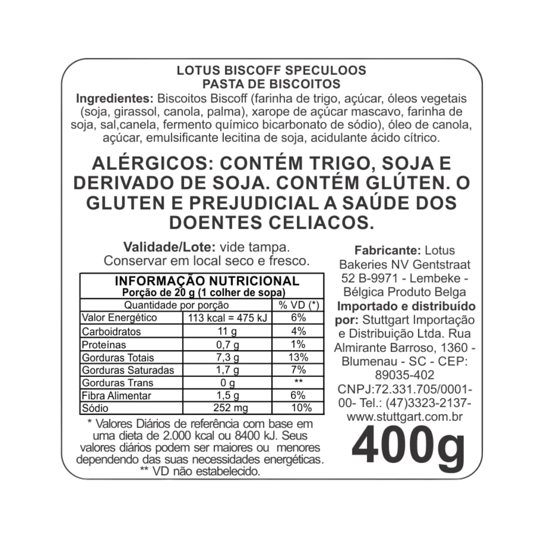 Lotus Biscoff 400g Suave (Paquete de 2)