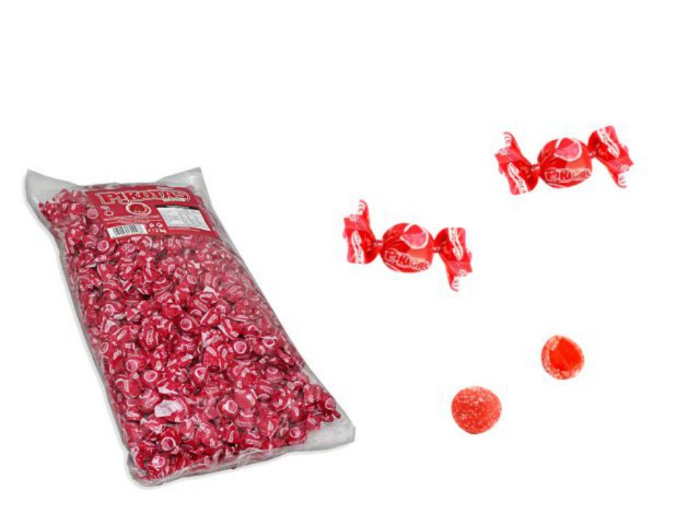 Lote de 2 kilos de Caramelos Pikotas Sabor Cereza