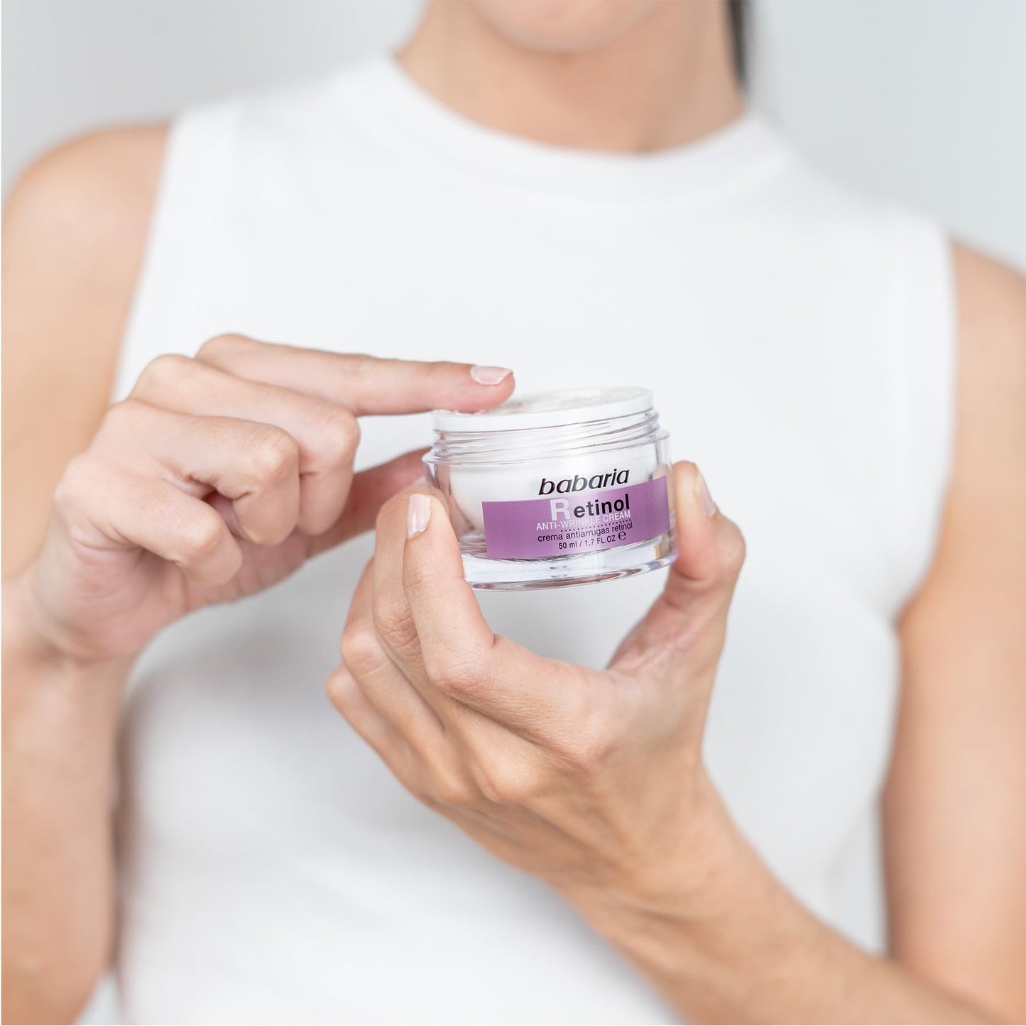 Babaria - Neceser Ritual Retinol, Rutina con Ampolla Facial 2 ml, Sérum 30 ml y Crema Antiarrugas 50 ml