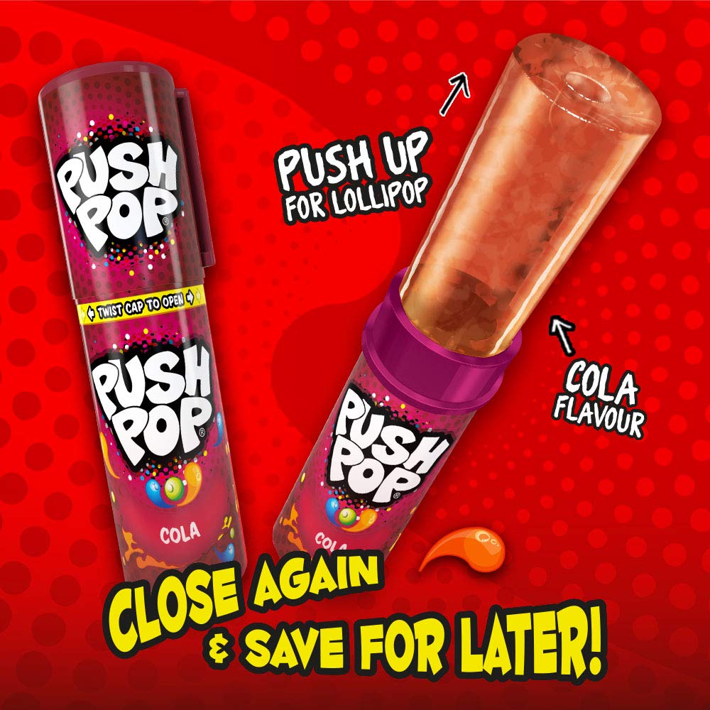MIGUELAÑEZ caramelo duro push up sabor fresa , 15 gr ( Paquete de 20)