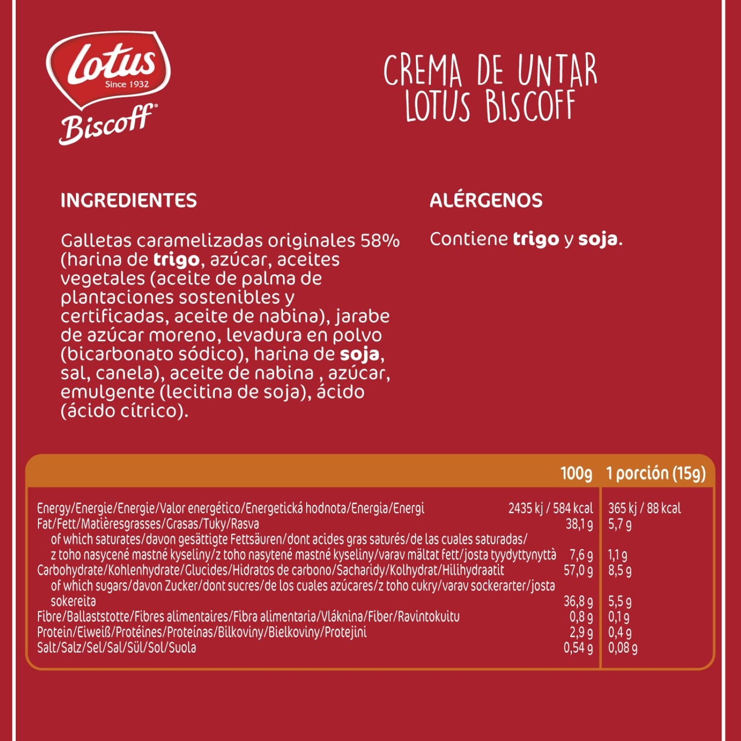 Crema Lotus Biscoff