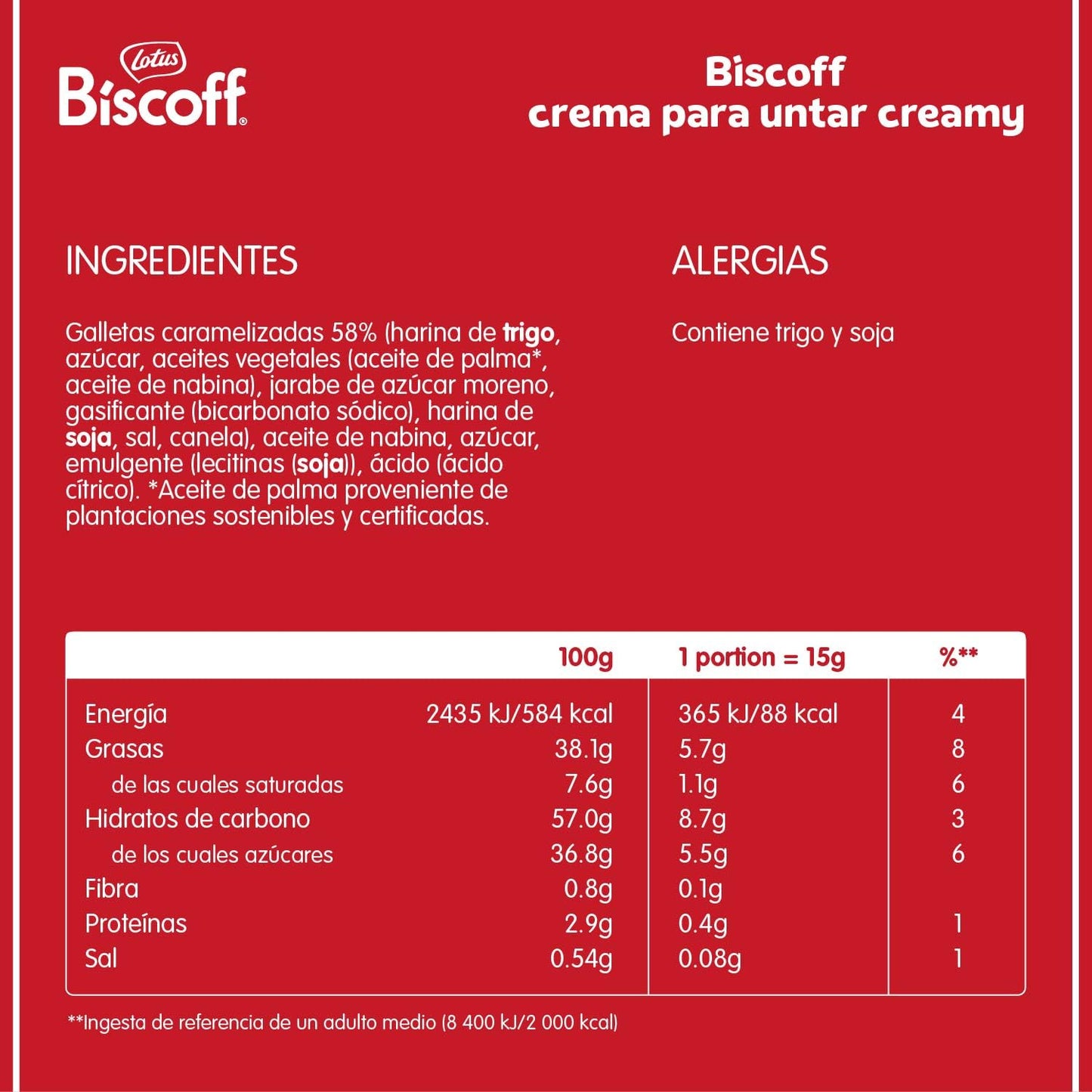 Lotus Biscoff | Crema para Untar | Original | Sabor Original Caramelizado | Vegano | Sin Aromas ni Colorantes Artificiales | Tarro PET | 400g