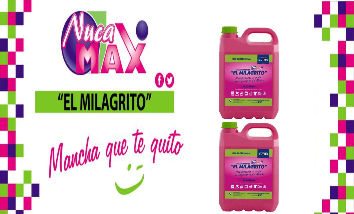 EL MILAGRITO Pack 2 DE 5 litros