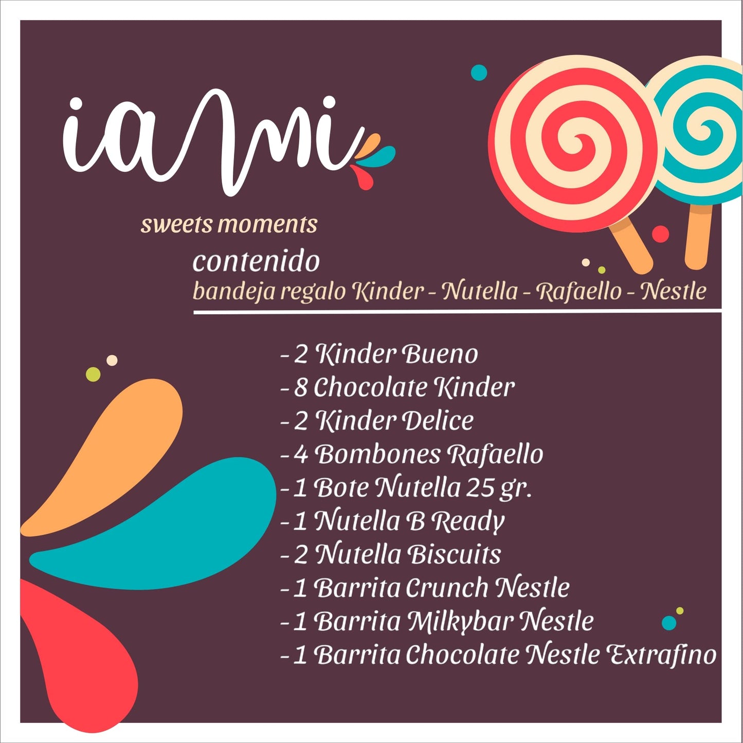 Bandeja Regalo Mega Pack de Chocolates +15 Unidades - Primeras marcas