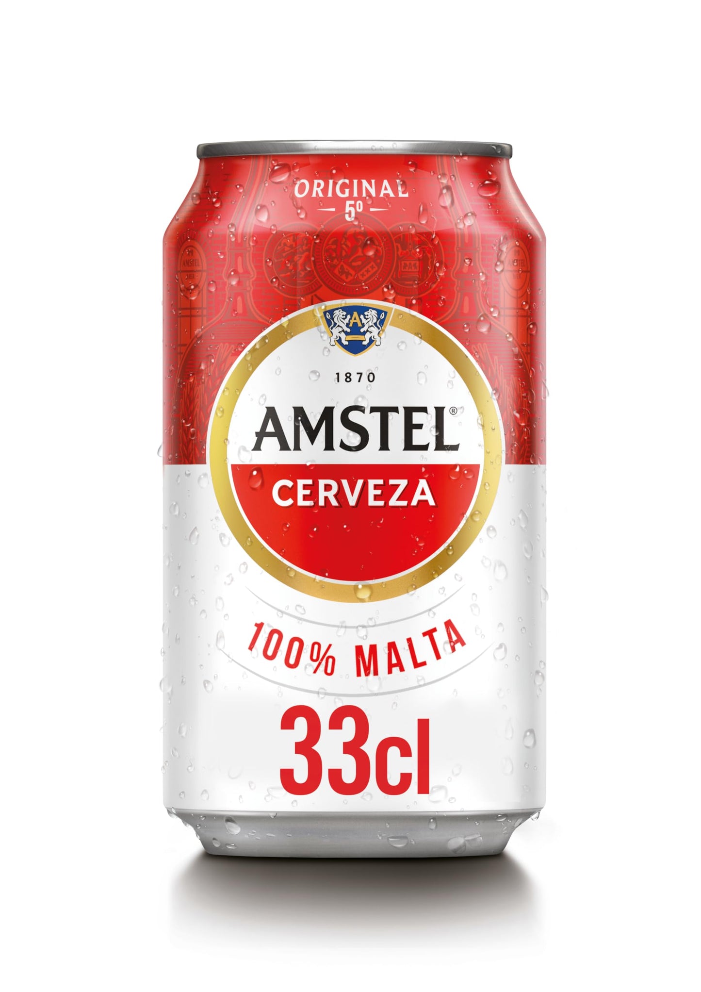 Amstel Cerveza Lager Pack Lata, 24 x 33cl
