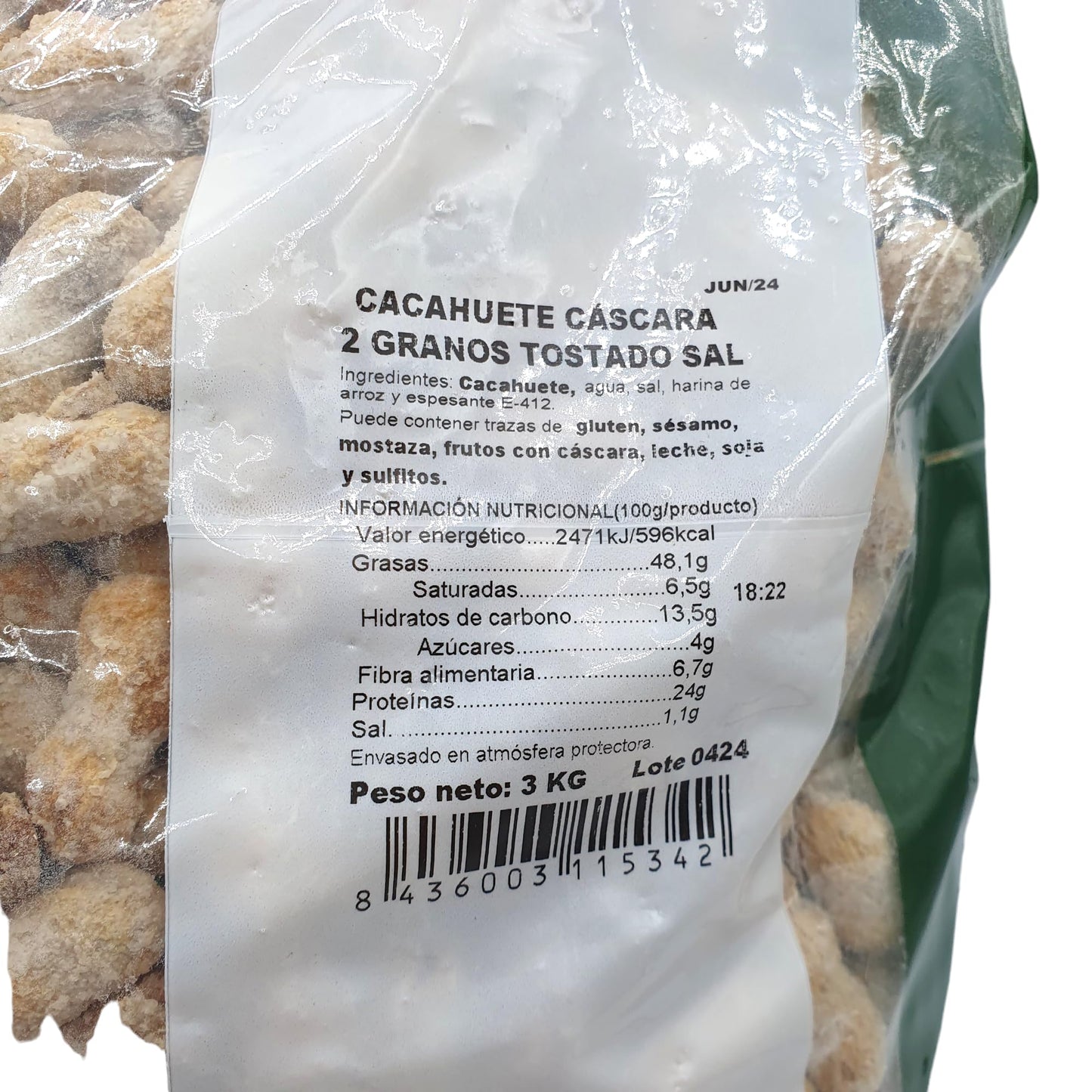 Cacahuete con Cascara 3K