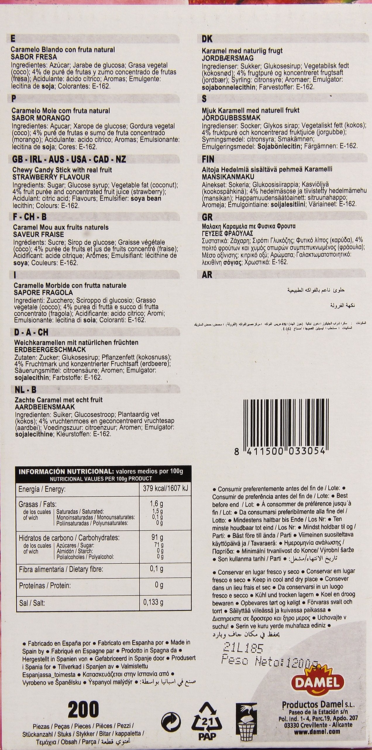 Palotes fresa estuche