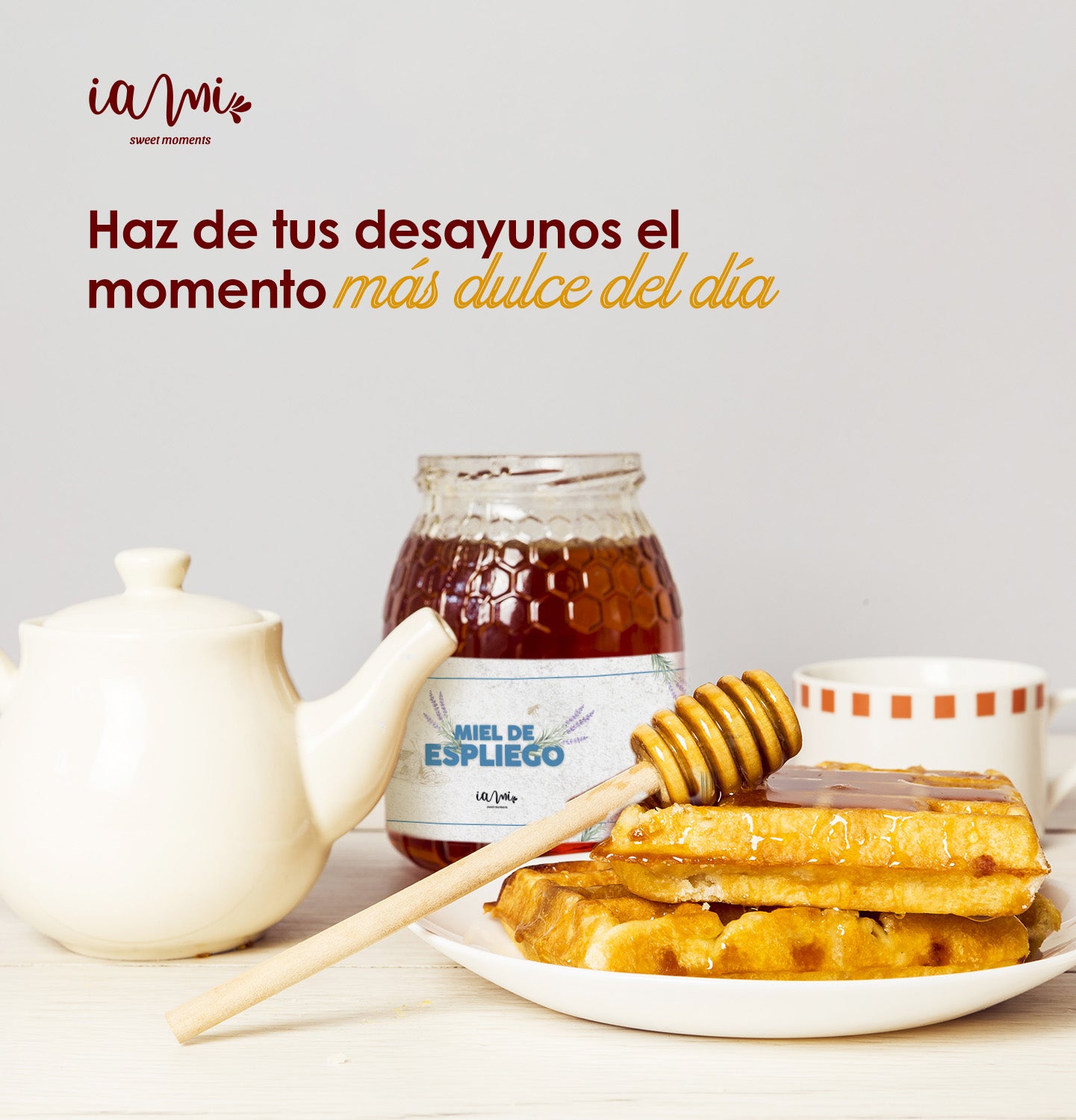 Miel Cruda 100% Pura - Formato 500GR - Sierra de Espadán, Castellón - IAMI