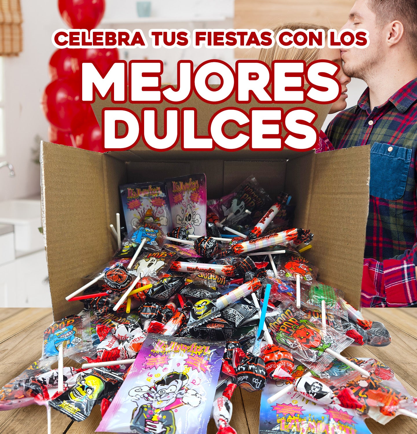 +150 Chuches Surtidas - Caja de Caramelos y Golosinas para Regalar + 1,3 Kg