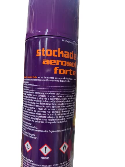 Peyca Insecticida STOCKADE 750ml contra insectos voladores y rastreros pack 2 unidades