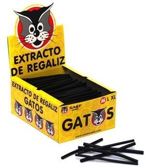 Gatos Regaliz XL Fresa 85 ud 680 g