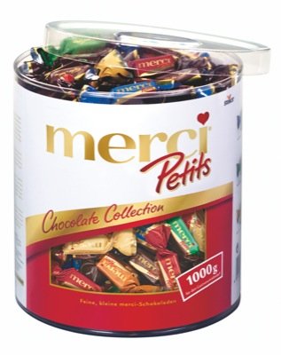 Merci Bombones de Chocolates - Paquete de 24 x 41.67 gr - Total: 1000 gr