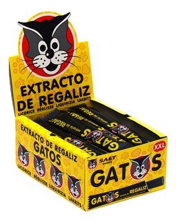 Regaliz los gatos XXL 40 ud.