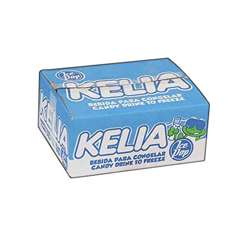 Polo Kelia, Helado de agua, Fresa,Limón- Para Congelar - 60 Unidades de 105 ml - Sabores Surtidos, Bolsa