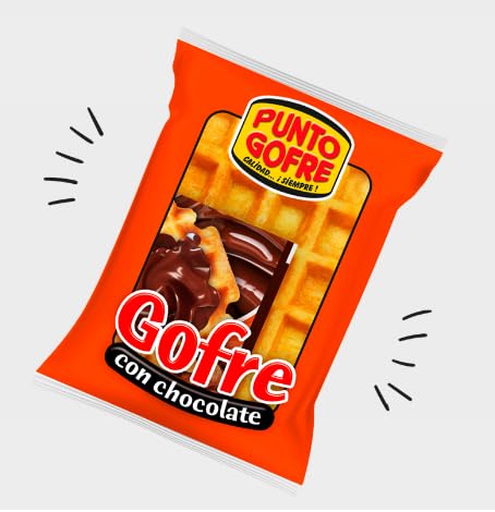 Gofres Chocolate