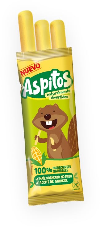 Gusanitos de Maiz Aspitos - Aspil - Super Aspitos Natural - Caja con 75 unidades