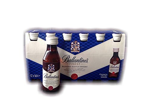 Pack 12 botellitas whisky Ballantine's 50ml miniatures