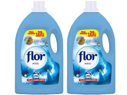 FLOR AZUL SUAVIZANTE SET