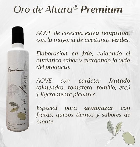 Aceite de Oliva Virgen Extra PREMIUM - Oro de Altura