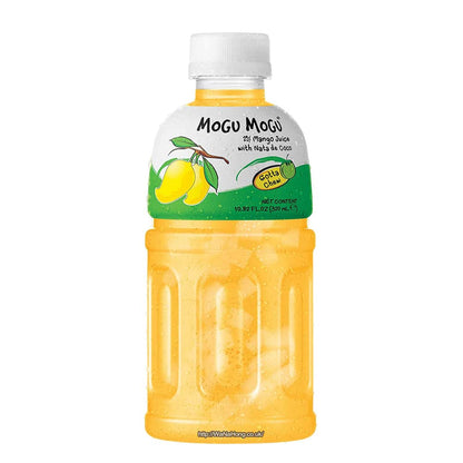 MOGU MOGU Zumo de frutas surtido con Nata de Coco 320 ml (24 botellas) | Sabores mixtos seleccionados por WaNaHong