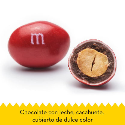 M&M's Peanuts Snack en Bolitas de Colores con Cacahuete y Chocolate con Leche (24 x 45g)