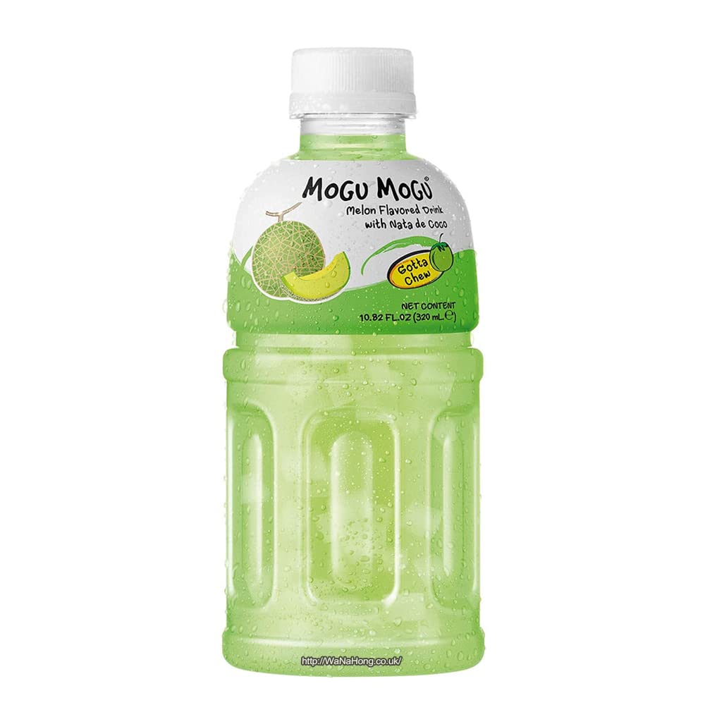 MOGU MOGU Zumo de frutas surtido con Nata de Coco 320 ml (24 botellas) | Sabores mixtos seleccionados por WaNaHong