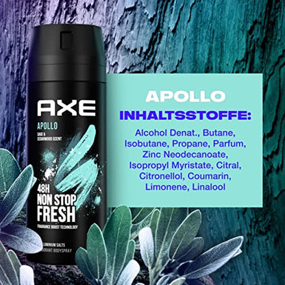 Axe Desodorante Spray Collision Leather & Cookies sin aluminio 150 ml