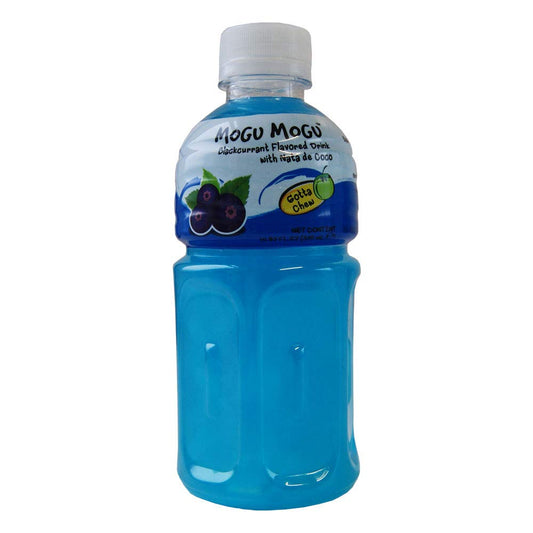 Mogu Mogu Bebida con sabor a grosella negra con NATA de Coco - 24x320ml