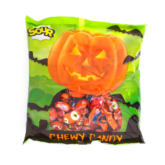 Caramelo Masticable Halloween - Caramelo Masticable Acido - Bolsa 450 gramos - Envoltorio Halloween