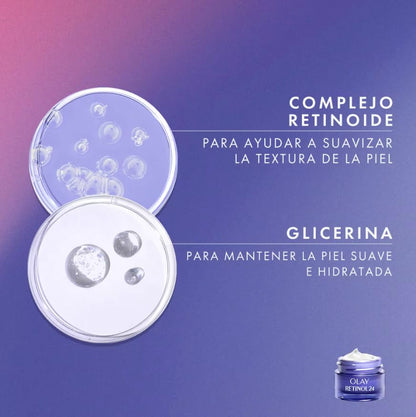 Genérico Pack Especial con Neceser + Masajeador facial: Regenerist Crema De Día 50ml + Retinol24 Crema Hidratante De Noche 15ml. Pack Neceser.