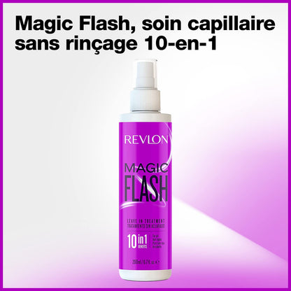 Revlon Magic Flash, cuidado del cabello sin enjuague 10 en 1, 200 ml