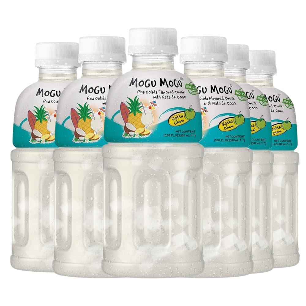 Bebida Mogu Mogu 320ml. Pack 6 Unidades. (6 Botellas) (Piéa Colada)