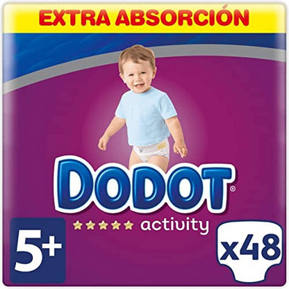 Dodot - Pañales Activity Extra t-5, 12 a 17 kg, 48 unidades