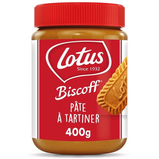 Lotus Speculoos Pasta, Pasta de Speculoos para Untar en el Pan, 400 g