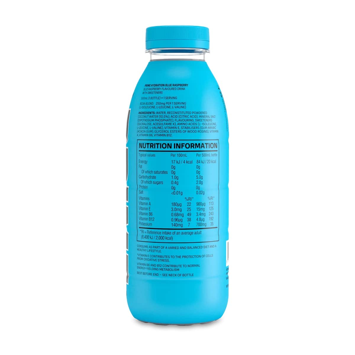 Prime Hydration - Bebida con sabor a aréndanos azules (500 ml)