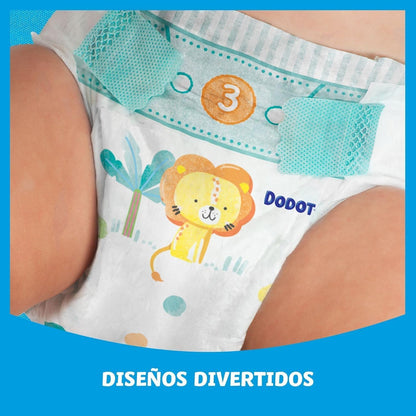 Pack 2 uds. Dodot Extra Absorcién Pañal Talla 5 De 11 a 16 kg. - 54 unidades