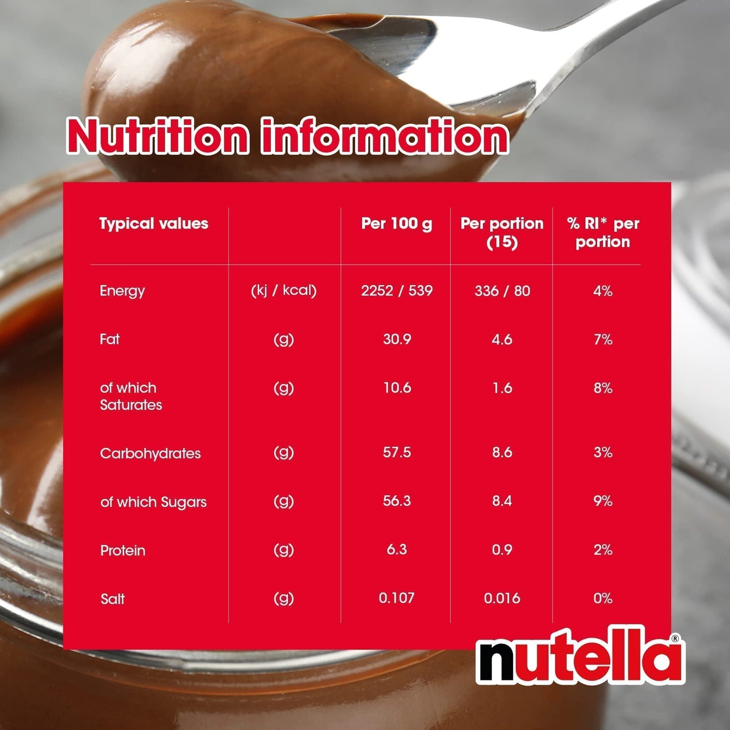 Nutella Hazlenut la crema de Chocolate 3kg