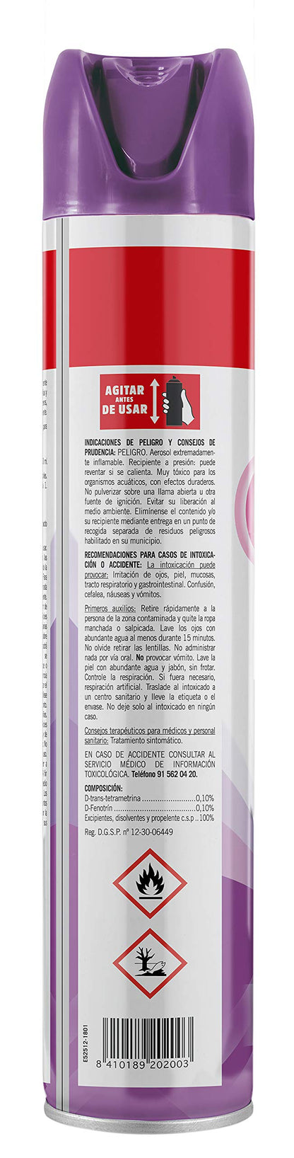 CASA JARDÍN | Insecticida Aerosol Fórmula Eficaz para Espacios Exteriores e Interiores | Eficaz contra Insectos Voladores y Rastreros | Larga Duración