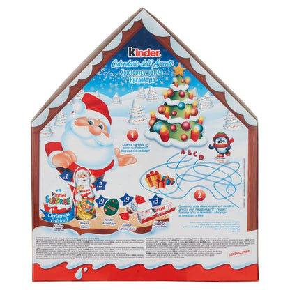 Kinder Calendario de Adviento Chocolate Casa de Navidad 184g