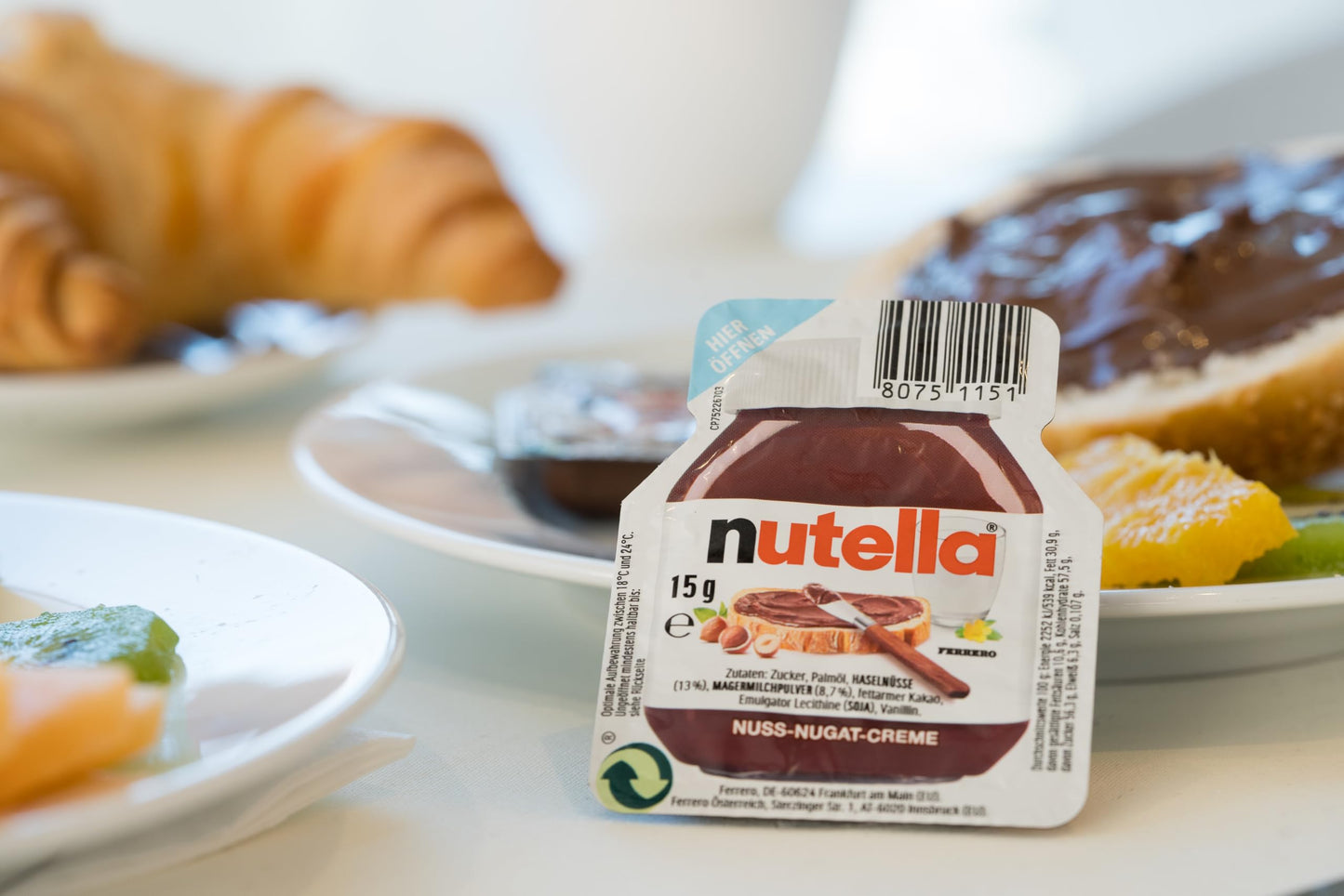 Nutella Pack 120 Porciones de 15 Gramos