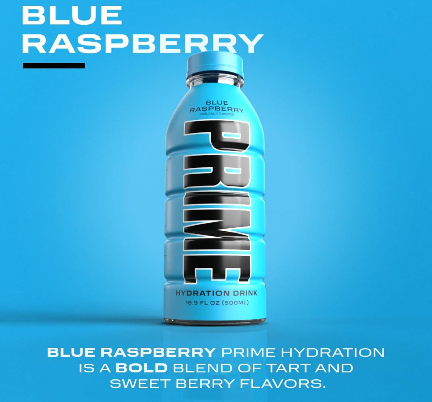 Prime Hydration Drink Blue Raspberry 12x500ml