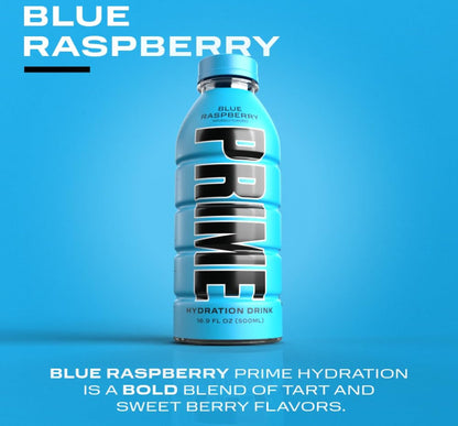 Prime Hydration Drink Blue Raspberry 12x500ml