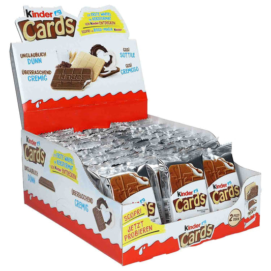 Kinder Cards Galleta Waffles 30X 25.6G