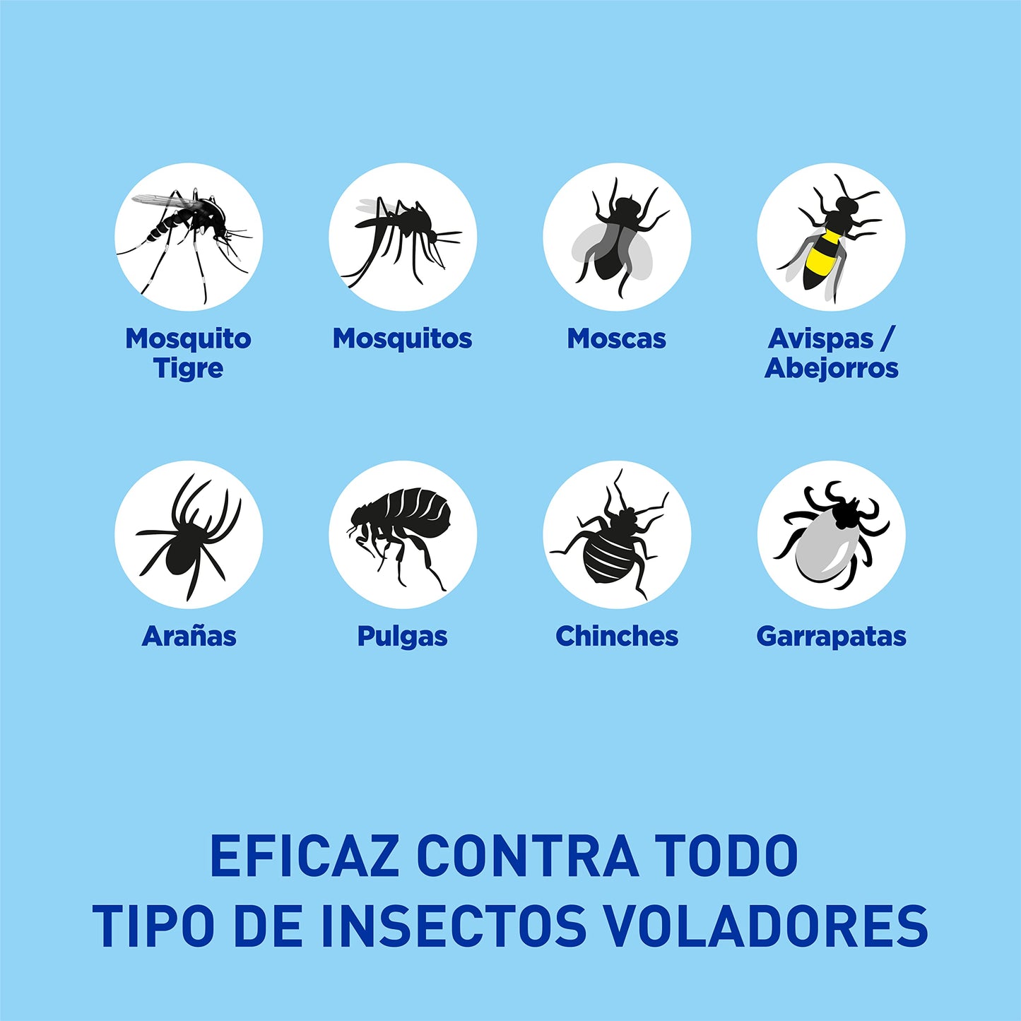 Orion - Insecticida en Aerosol 2en1 Mata y Protege contra Moscas y Mosquitos, Aroma Manzana - 600 ml