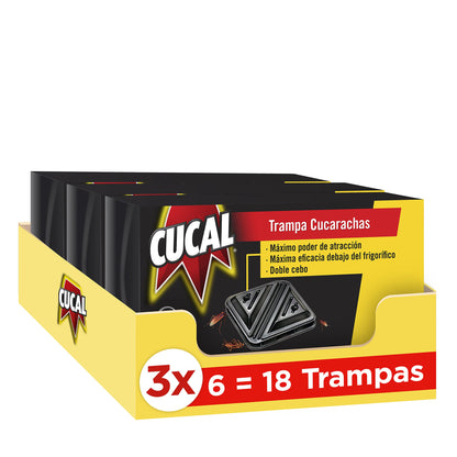 Cucal trampa doble cebo contra Cucarachas