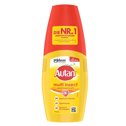 Autan Protection Plus Repelente de Mosquitos Vaporizador, 100 ml (Paquete de 1), Aerosol