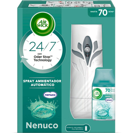 Air Wick Freshmatic Aparato y Recambio de Ambientador Spray Automático, Aroma a Nenuco