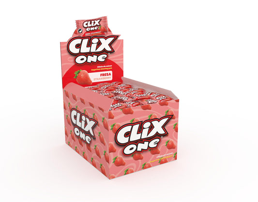 CLIX ONE HIERBA SIN AZUCAR ESTUCHE 200 CHICLES