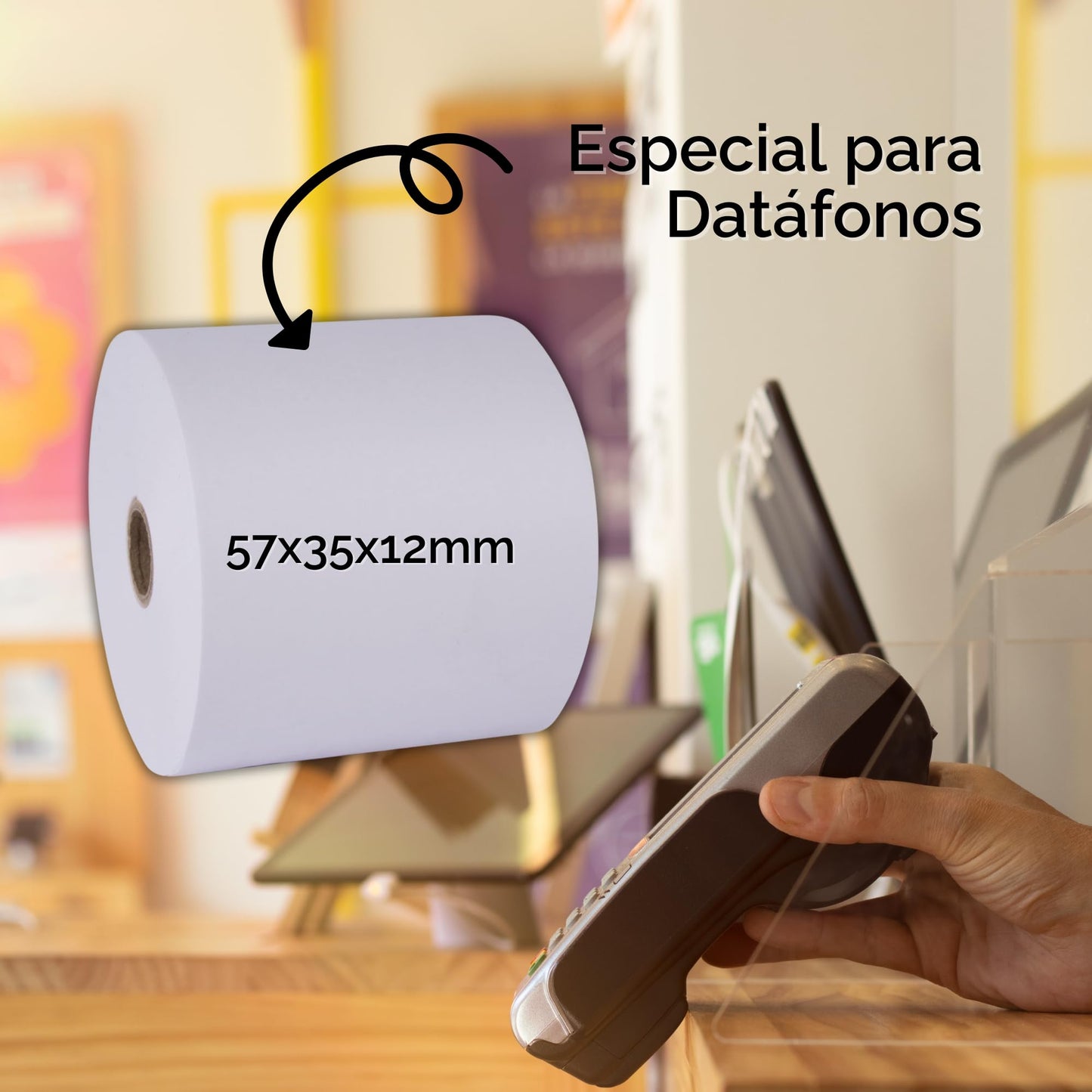 Papel Termico 57x35 - Datafono